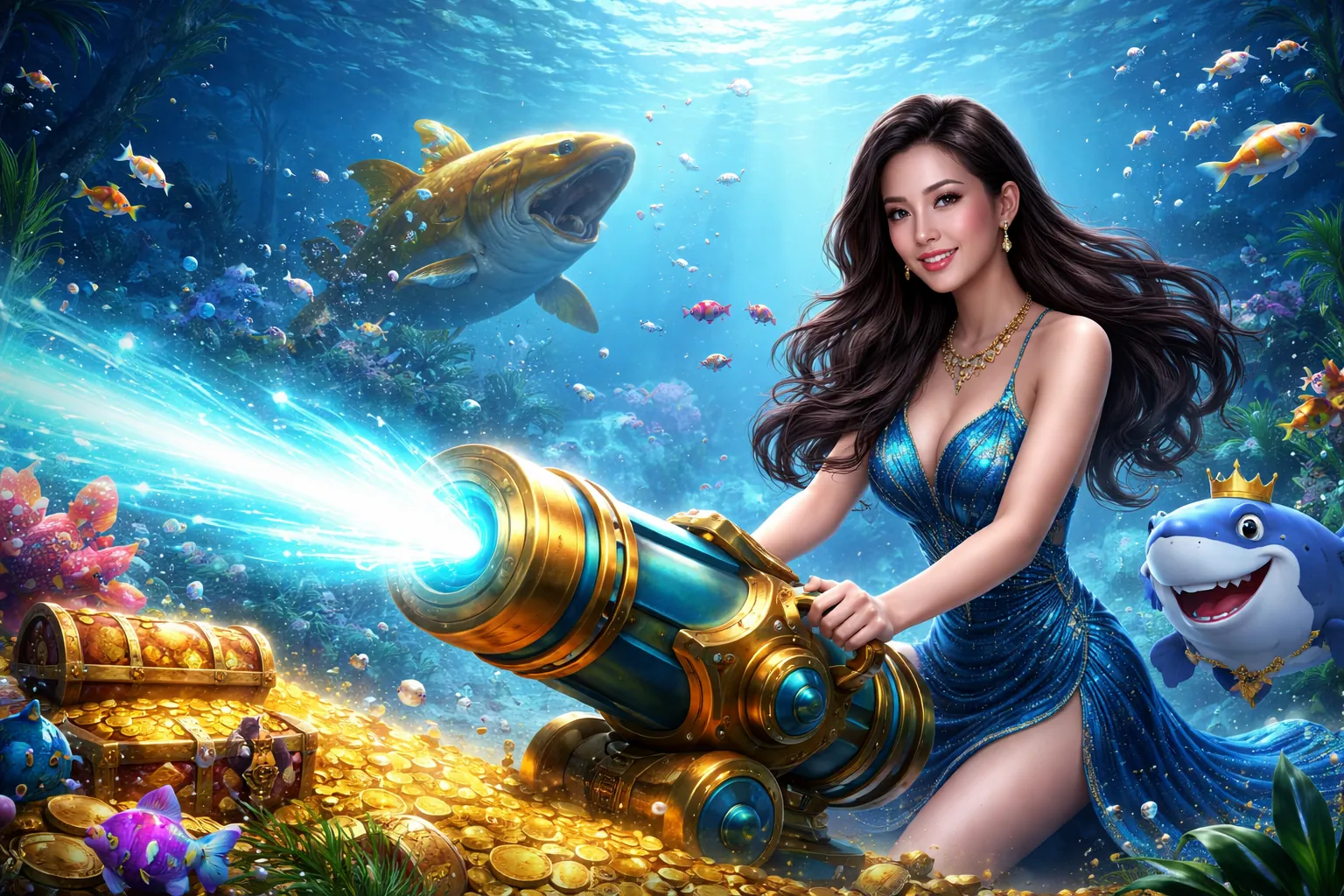 Hình ảnh chính của game bắn cá xèng trên iOS